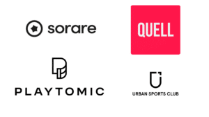 Logo des 4 startups qui ont révolutionné le secteur en 2024. 